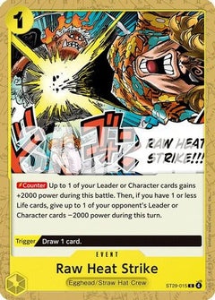 Raw Heat Strike (ST29-015 ) [Starter Deck 29: Egghead]-1