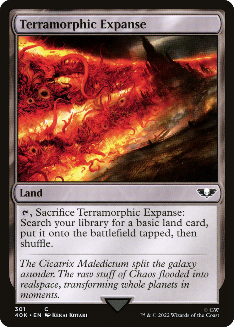 Terramorphic Expanse (301) [Universes Beyond: Warhammer 40,000] - Deck Out Gaming
