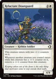 Reluctant Dounguard (31) [Lorwyn Eclipsed] foil - Deck Out Gaming