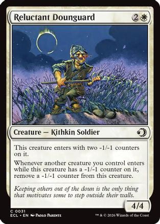 Reluctant Dounguard (31) [Lorwyn Eclipsed] foil - Deck Out Gaming