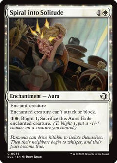 Spiral into Solitude (36) [Lorwyn Eclipsed] foil - Deck Out Gaming