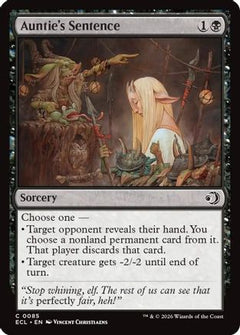 Auntie's Sentence (85) [Lorwyn Eclipsed] foil - Deck Out Gaming