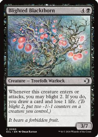 Blighted Blackthorn (90) [Lorwyn Eclipsed] - Deck Out Gaming