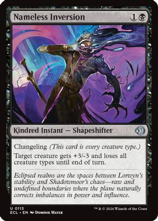 Nameless Inversion (113) [Lorwyn Eclipsed] foil - Deck Out Gaming