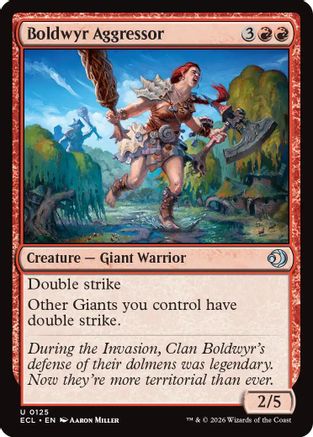 Boldwyr Aggressor (125) [Lorwyn Eclipsed] foil - Deck Out Gaming