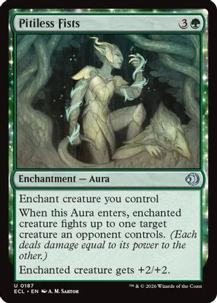 Pitiless Fists (187) [Lorwyn Eclipsed] foil - Deck Out Gaming