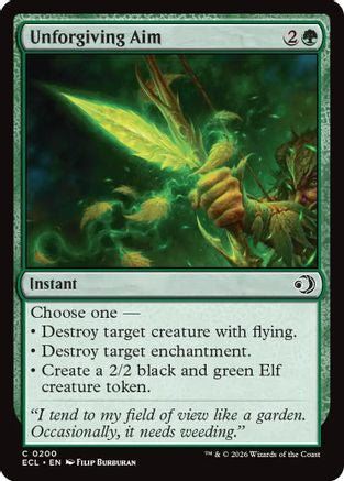 Unforgiving Aim (200) [Lorwyn Eclipsed] foil - Deck Out Gaming