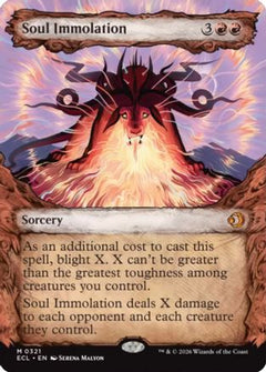 Soul Immolation (Showcase) (321) [Lorwyn Eclipsed] foil - Deck Out Gaming