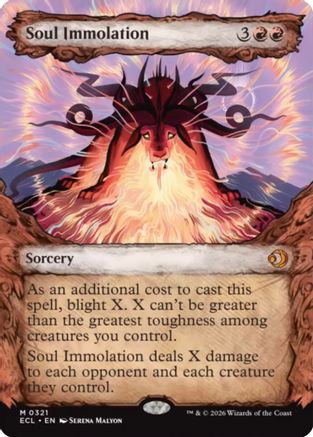 Soul Immolation (Showcase) (321) [Lorwyn Eclipsed] foil - Deck Out Gaming