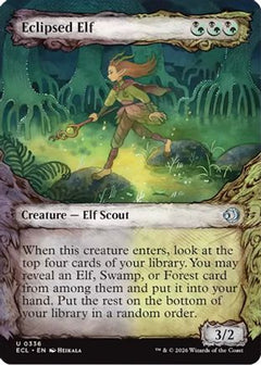 Eclipsed Elf (Showcase) (336) [Lorwyn Eclipsed] foil - Deck Out Gaming