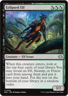 Eclipsed Elf (218) [Lorwyn Eclipsed] foil - Deck Out Gaming