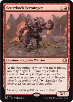 Scuzzback Scrounger (153) [Lorwyn Eclipsed] - Deck Out Gaming
