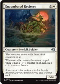 Encumbered Reejerey (14) [Lorwyn Eclipsed] foil - Deck Out Gaming