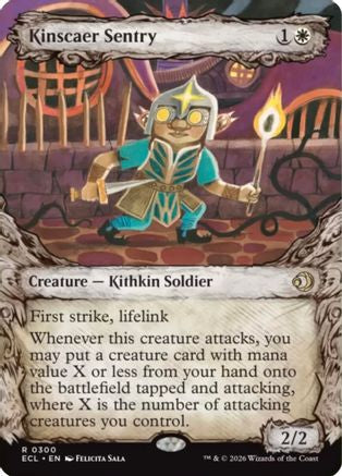 Kinscaer Sentry (Showcase) (300) [Lorwyn Eclipsed] foil - Deck Out Gaming