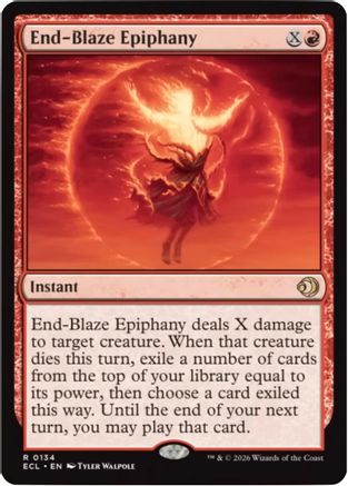 End-Blaze Epiphany (134) [Lorwyn Eclipsed] - Deck Out Gaming