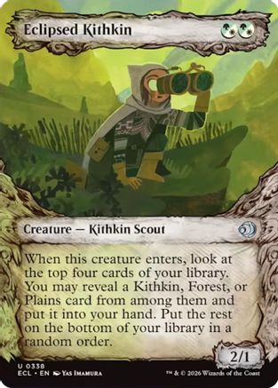 Eclipsed Kithkin (Showcase) (338) [Lorwyn Eclipsed] foil - Deck Out Gaming