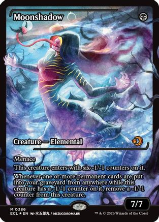 Moonshadow (0386) (Showcase) (386) [Lorwyn Eclipsed] foil - Deck Out Gaming