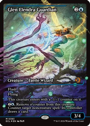 Glen Elendra Guardian (0383) (Showcase) (383) [Lorwyn Eclipsed] foil - Deck Out Gaming