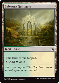 Selesnya Guildgate (694) [Foundations] - Deck Out Gaming