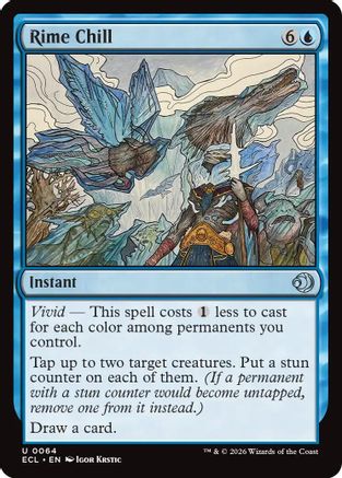 Rime Chill (64) [Lorwyn Eclipsed] foil - Deck Out Gaming
