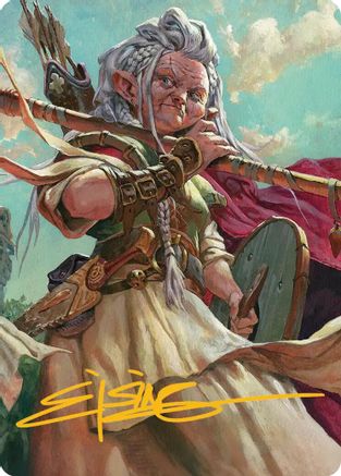 Brigid, Clachan's Heart Art Card (Gold-Stamped Signature) (29) [Art Series: Lorwyn Eclipsed] - Deck Out Gaming