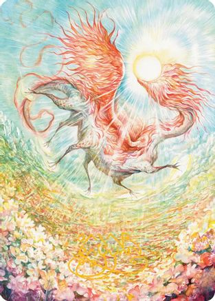 Eirdu, Carrier of Dawn Art Card (Gold-Stamped Signature) (30) [Art Series: Lorwyn Eclipsed] - Deck Out Gaming