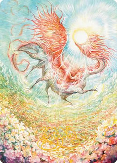 Eirdu, Carrier of Dawn Art Card (Gold-Stamped Signature) (30) [Art Series: Lorwyn Eclipsed] - Deck Out Gaming
