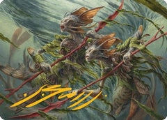 Champions of the Shoal Art Card (Gold-Stamped Signature) (6) [Art Series: Lorwyn Eclipsed] - Deck Out Gaming