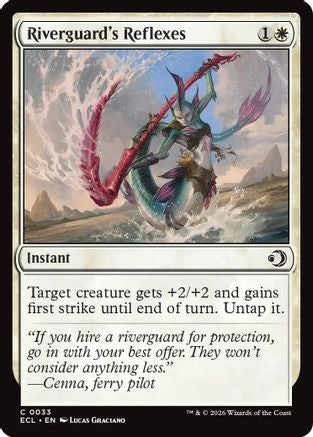 Riverguard's Reflexes (33) [Lorwyn Eclipsed] foil - Deck Out Gaming