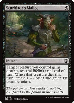 Scarblade's Malice (119) [Lorwyn Eclipsed] - Deck Out Gaming