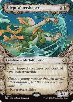 Adept Watershaper (Showcase) (297) [Lorwyn Eclipsed] foil - Deck Out Gaming