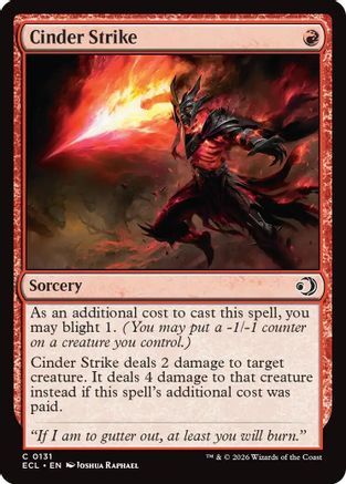 Cinder Strike (131) [Lorwyn Eclipsed] - Deck Out Gaming