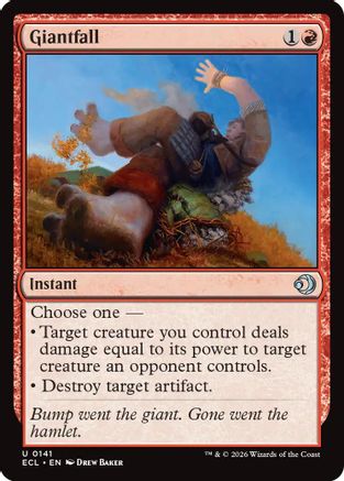 Giantfall (141) [Lorwyn Eclipsed] - Deck Out Gaming