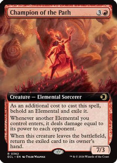 Champion of the Path (Extended Art) (362) [Lorwyn Eclipsed] foil - Deck Out Gaming
