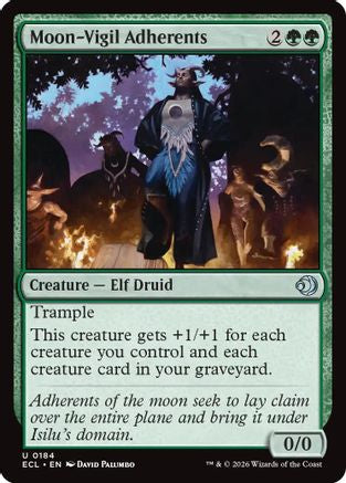Moon-Vigil Adherents (184) [Lorwyn Eclipsed] foil - Deck Out Gaming