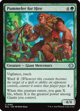 Pummeler for Hire (190) [Lorwyn Eclipsed] - Deck Out Gaming