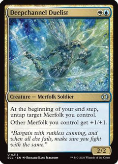 Deepchannel Duelist (213) [Lorwyn Eclipsed] - Deck Out Gaming