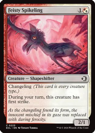 Feisty Spikeling (223) [Lorwyn Eclipsed] foil - Deck Out Gaming