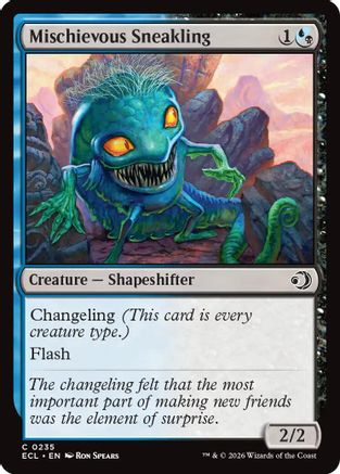 Mischievous Sneakling (235) [Lorwyn Eclipsed] foil - Deck Out Gaming