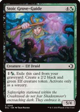 Stoic Grove-Guide (243) [Lorwyn Eclipsed] foil - Deck Out Gaming