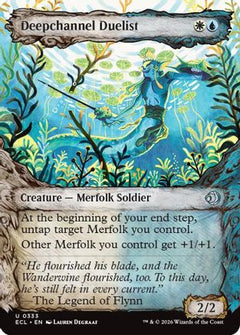 Deepchannel Duelist (Showcase) (333) [Lorwyn Eclipsed] foil - Deck Out Gaming