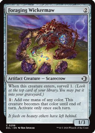 Foraging Wickermaw (256) [Lorwyn Eclipsed] foil - Deck Out Gaming