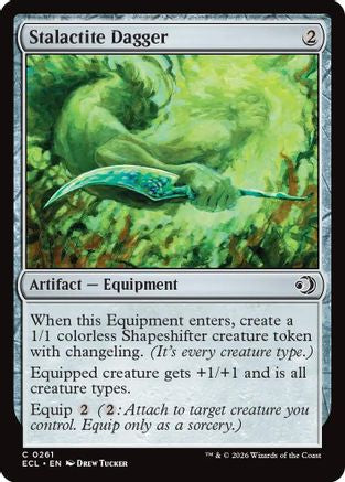 Stalactite Dagger (261) [Lorwyn Eclipsed] foil - Deck Out Gaming