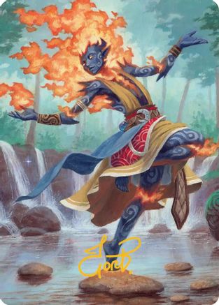 Ashling, Rekindled Art Card (16/54) (Gold-Stamped Signature) (16) [Art Series: Lorwyn Eclipsed] - Deck Out Gaming