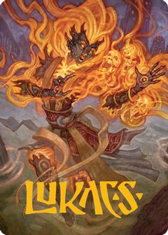 Ashling, Rekindled Art Card (33/54) (Gold-Stamped Signature) (33) [Art Series: Lorwyn Eclipsed] - Deck Out Gaming
