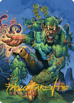 Aurora Awakener Art Card (Gold-Stamped Signature) (17) [Art Series: Lorwyn Eclipsed] - Deck Out Gaming