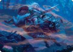 Bristlebane Outrider Art Card (18) [Art Series: Lorwyn Eclipsed] - Deck Out Gaming