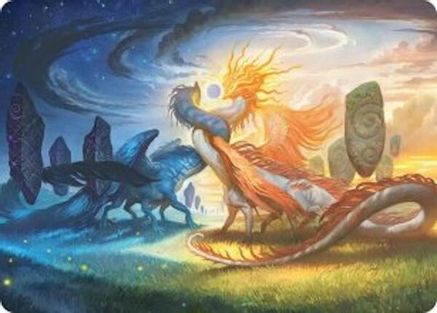 Celestial Reunion Art Card (19) [Art Series: Lorwyn Eclipsed] - Deck Out Gaming