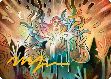 Aurora Awakener Art Card (40/54) (Gold-Stamped Signature) (40) [Art Series: Lorwyn Eclipsed] - Deck Out Gaming