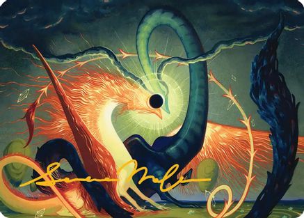 Celestial Reunion Art Card (42/54) (Gold-Stamped Signature) (42) [Art Series: Lorwyn Eclipsed] - Deck Out Gaming